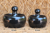 Attu Kal Full Stone Handle (Grinding Stone) - Classic curve design