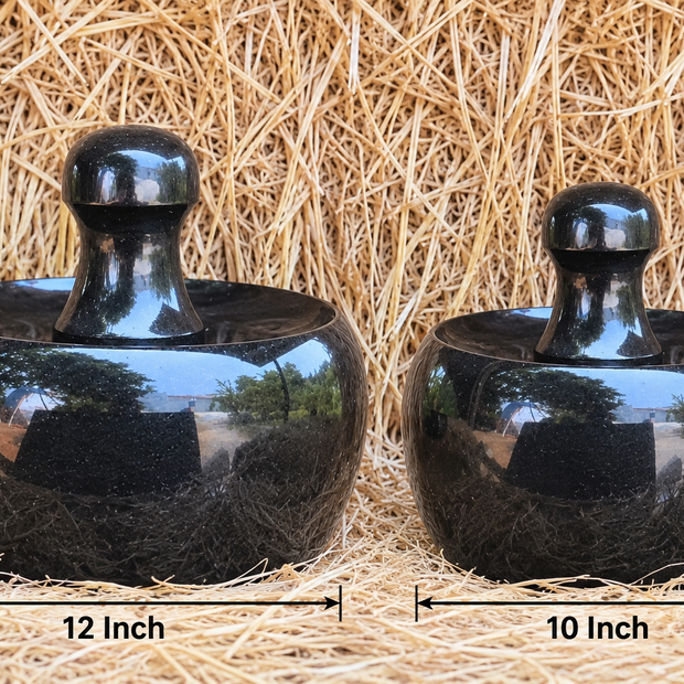 Attu Kal Full Stone Handle (Grinding Stone) - Classic curve design