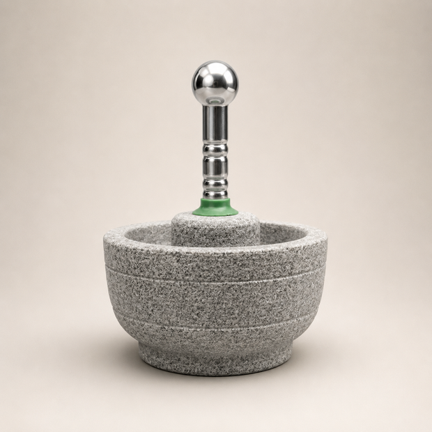 Idikal - compact size with steel handle (Black stone)
