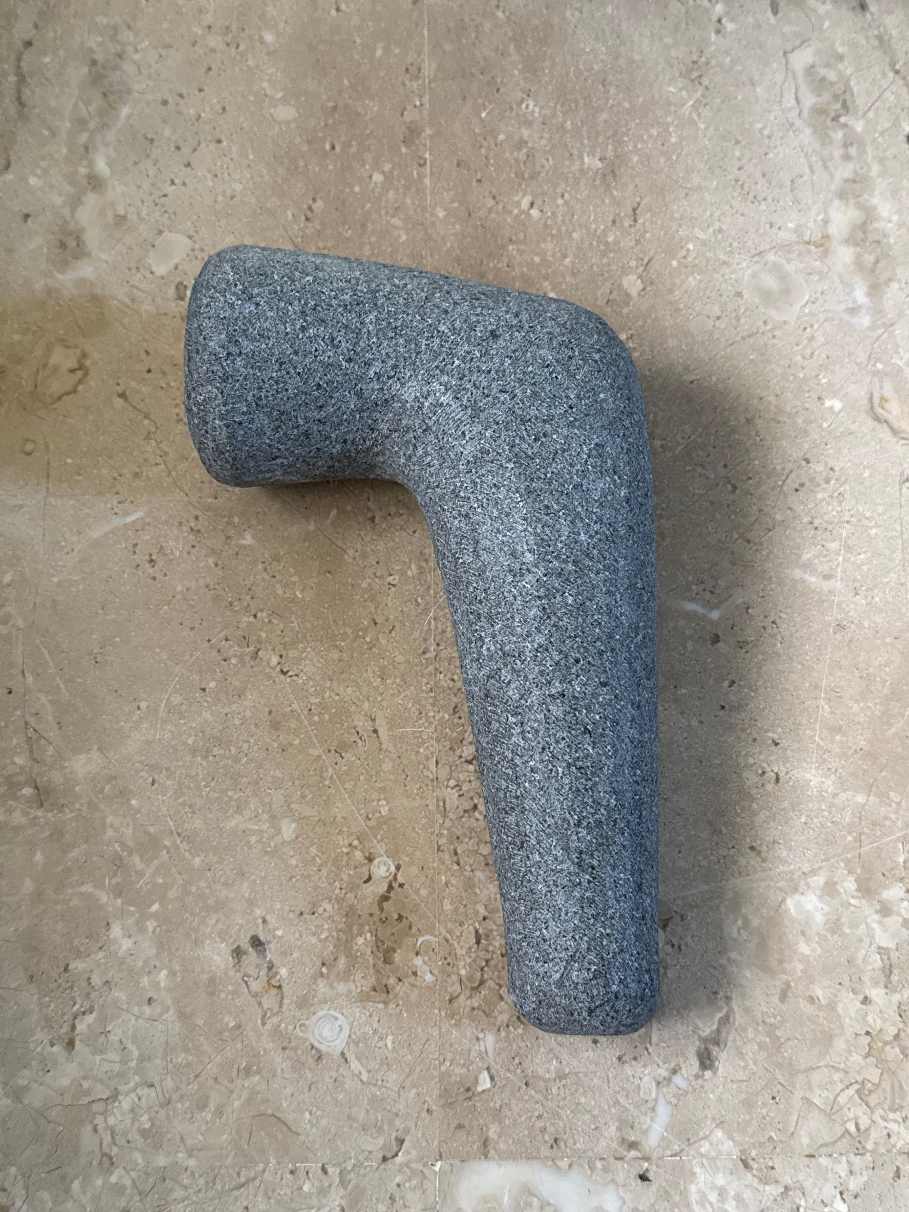 Idikal with 2 handle (7 shape handle and ball handle) - Unpolished Granite