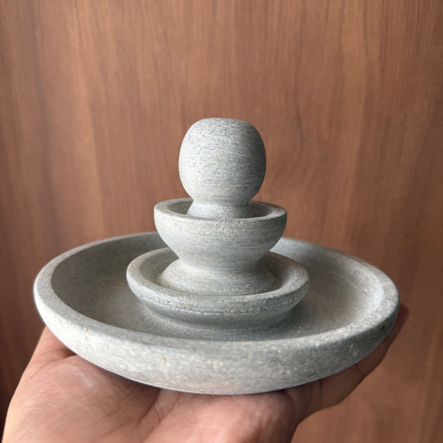 Incense Stick holder / oothupathi stand - soap stone