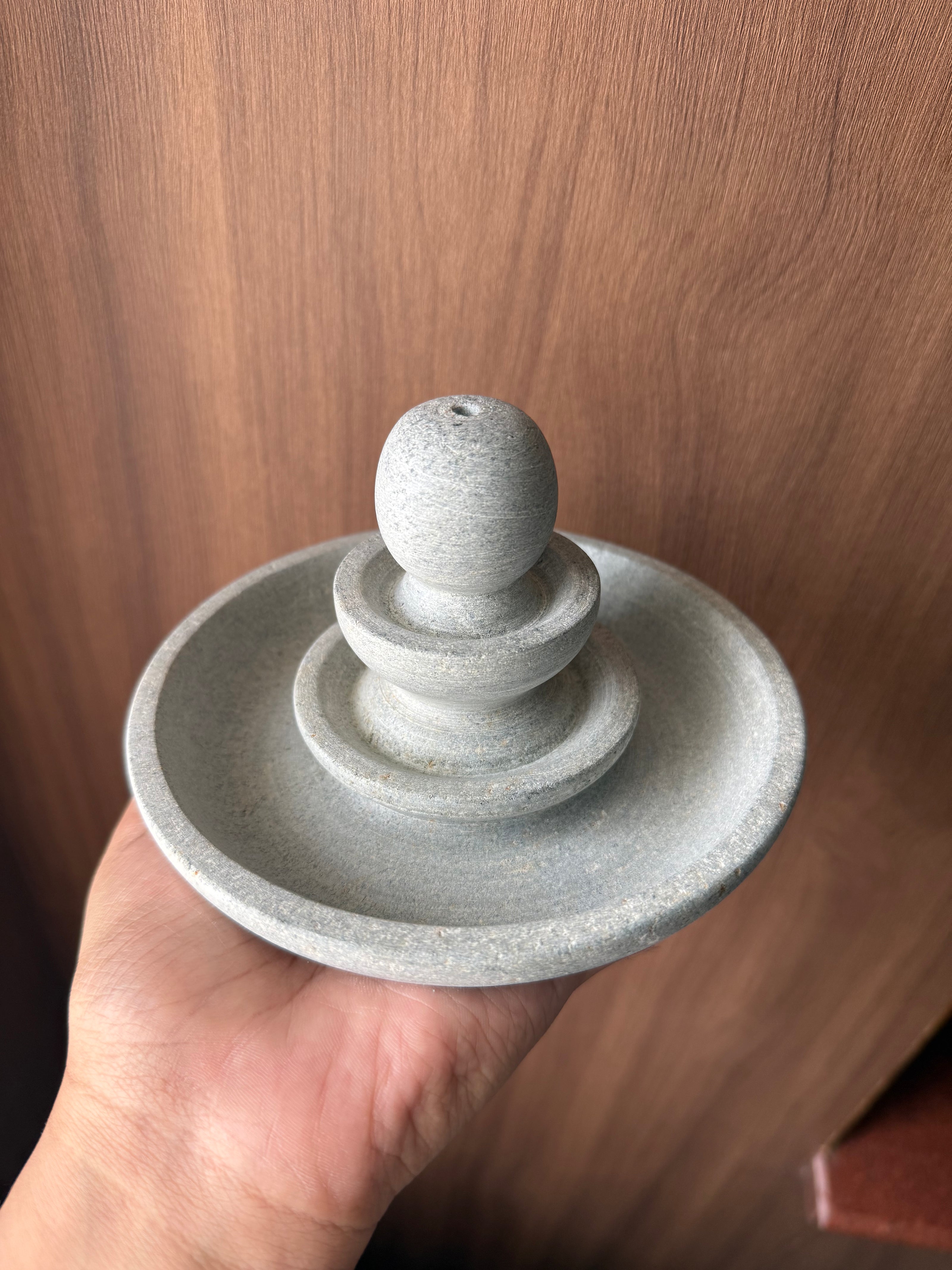 Incense Stick holder / oothupathi stand - soap stone