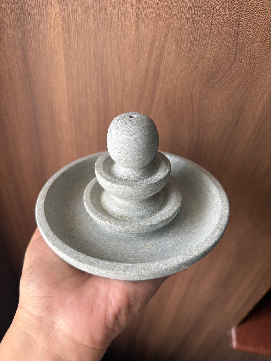 Incense Stick holder / oothupathi stand - soap stone
