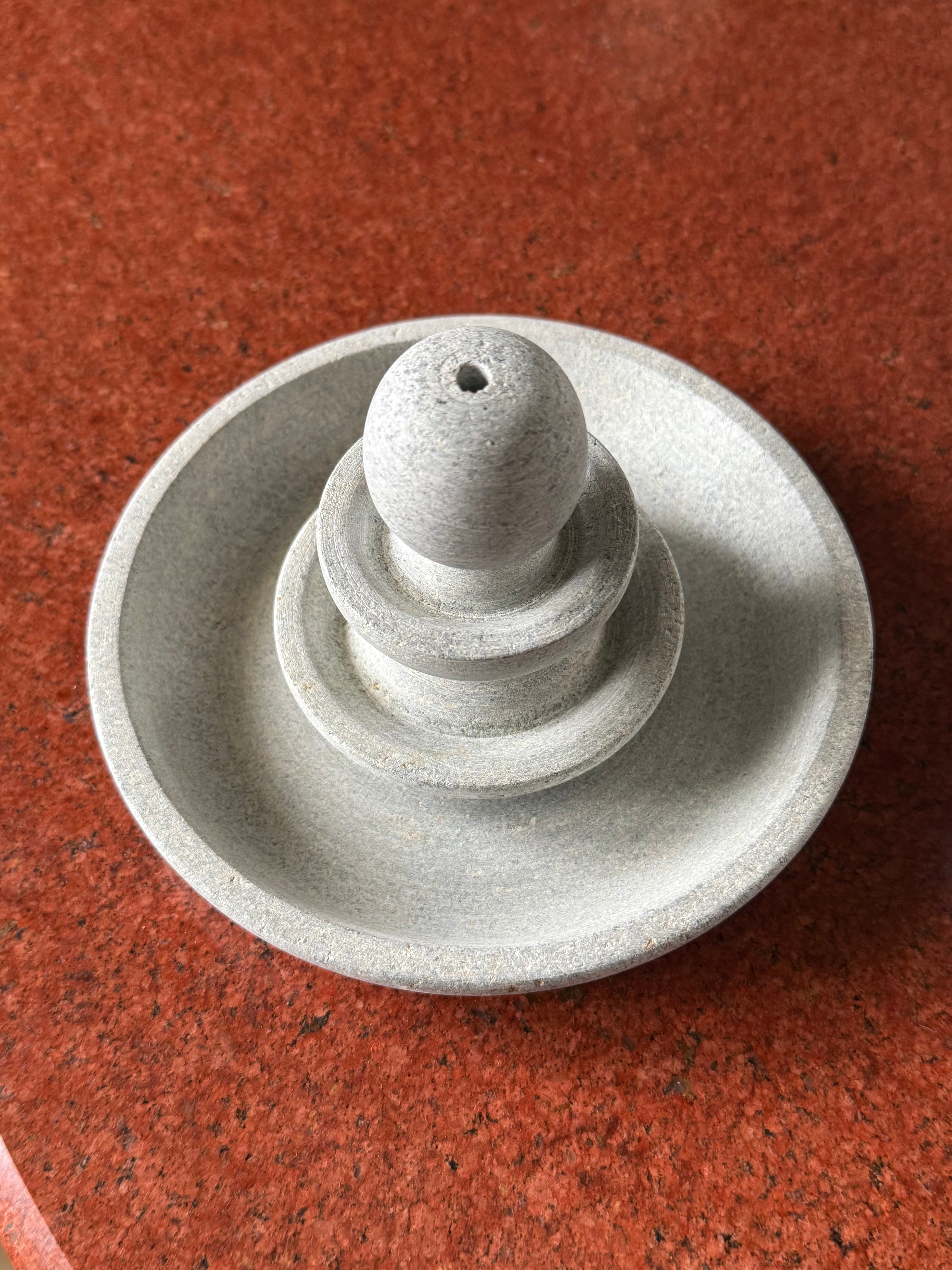 Incense Stick holder / oothupathi stand - soap stone