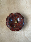 Bloom stone diya - Ruby Red Granite