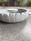 Vastu Bowl (10 inch diameter) - Soap stone with outer carving
