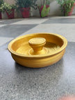 Vastu Bowl (10 inch diameter)- Soap stone with Gold coating