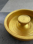 Vastu Bowl (10 inch diameter)- Soap stone with Gold coating