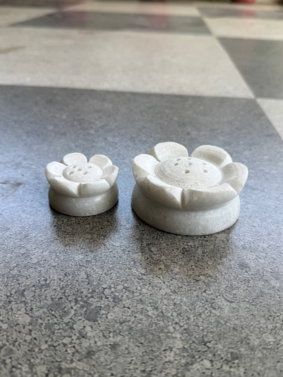 Incense stick holder / oothupathi stand - white marble