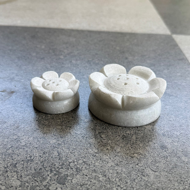 Incense stick holder / oothupathi stand - white marble
