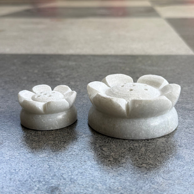 Incense stick holder / oothupathi stand - white marble