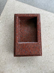 Vasthu Bowl (Square) - Ruby Red Granite