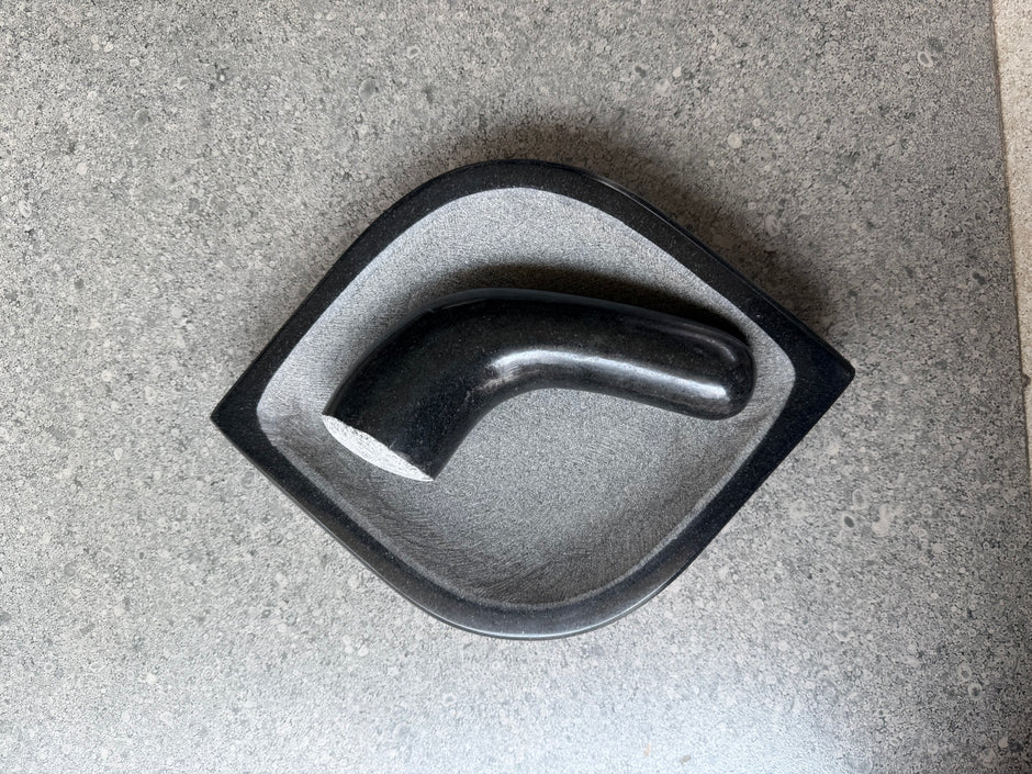 Kalvam - Leaf shape with curve handle