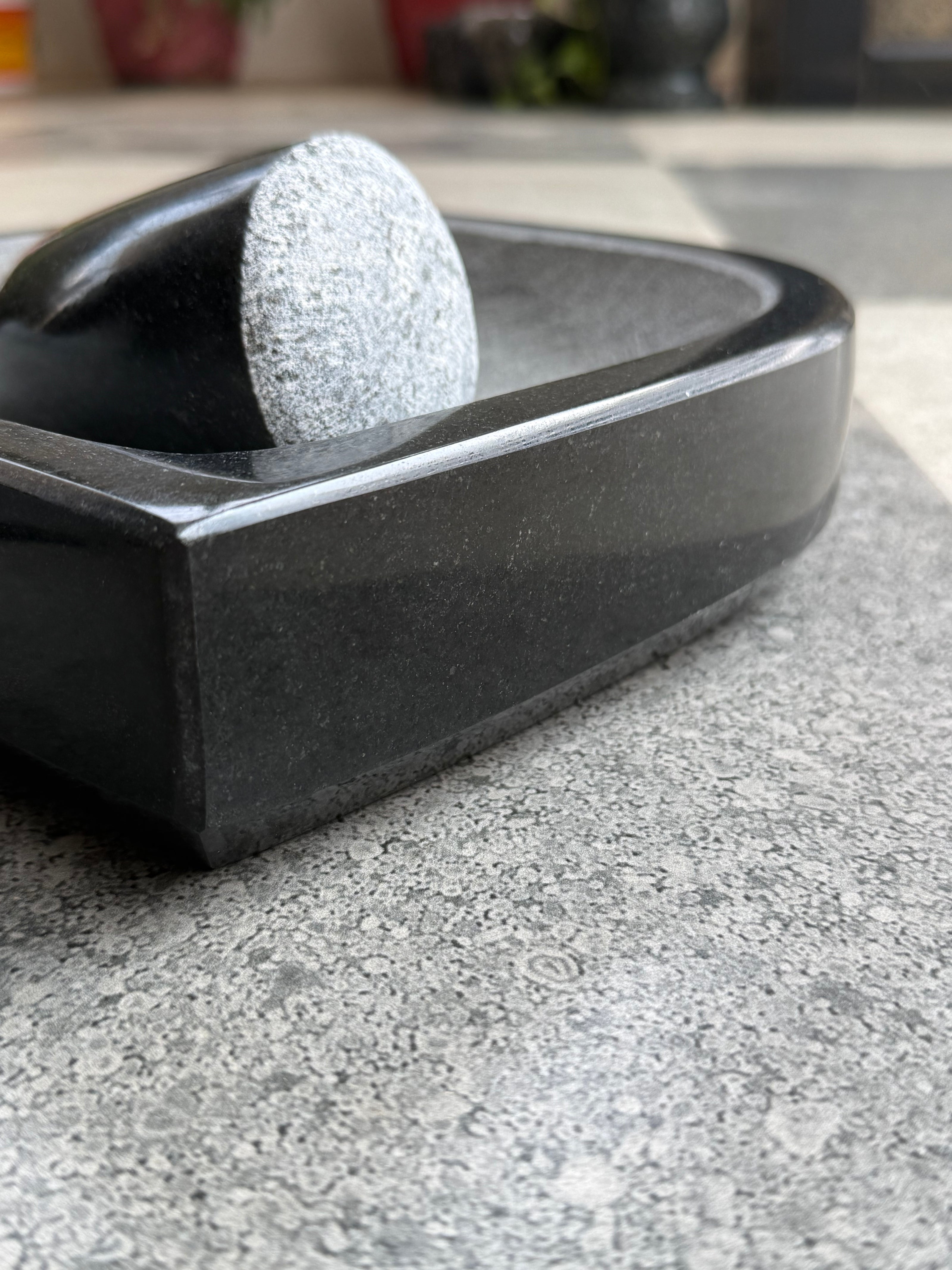 Kalvam - Leaf shape with curve handle