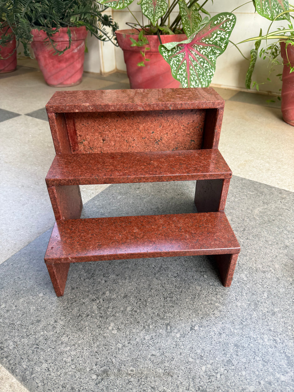 Golu stand - lakshmi red granite