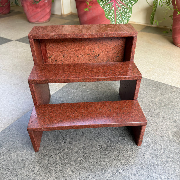Golu stand - lakshmi red granite