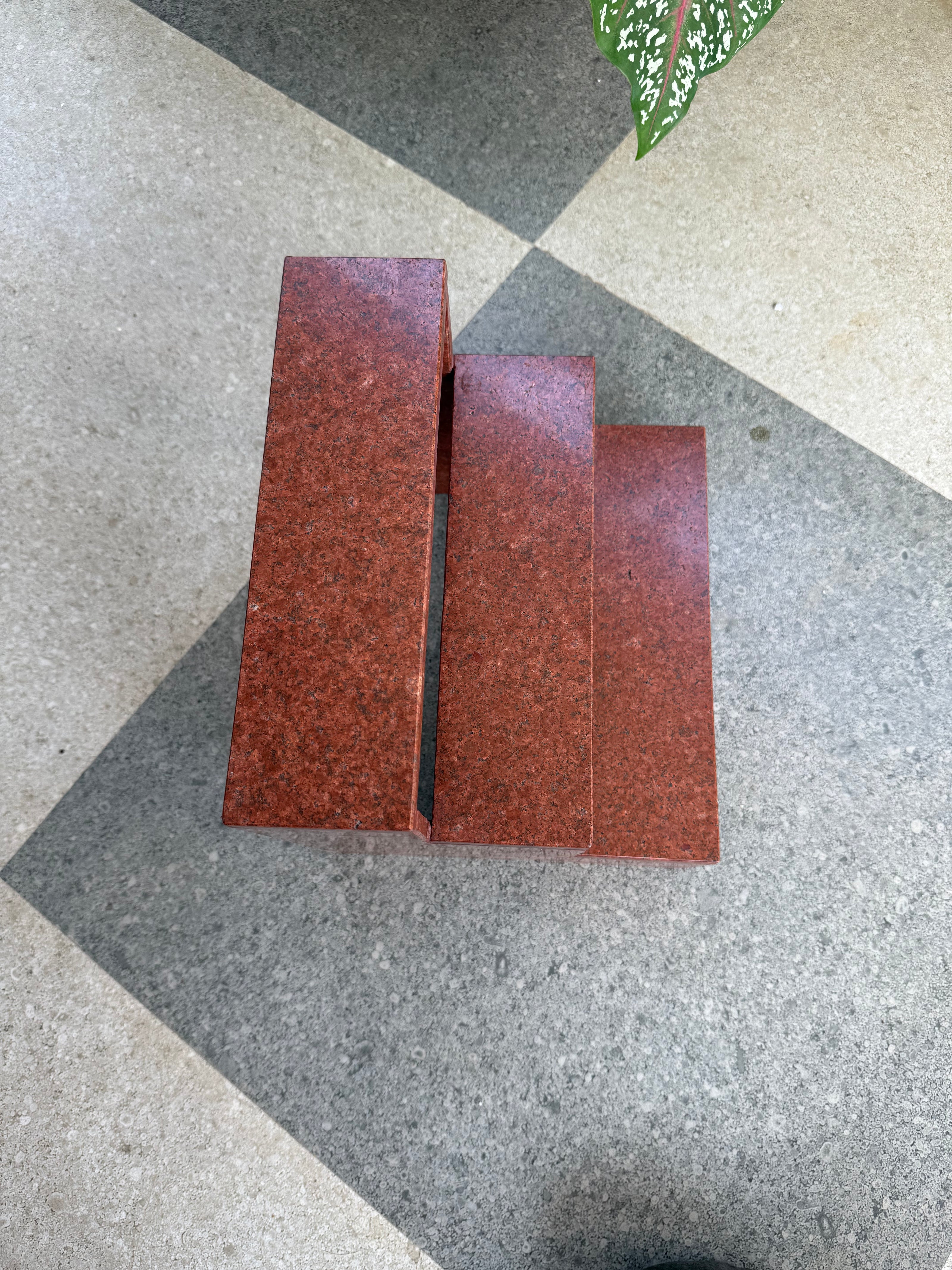 Golu stand - lakshmi red granite