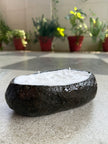 River Stone Candle Bowl (candle wax + 6 wick) - assorted size