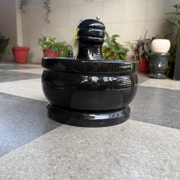 Attu Kal Full Stone Handle (Grinding Stone) - Design 1