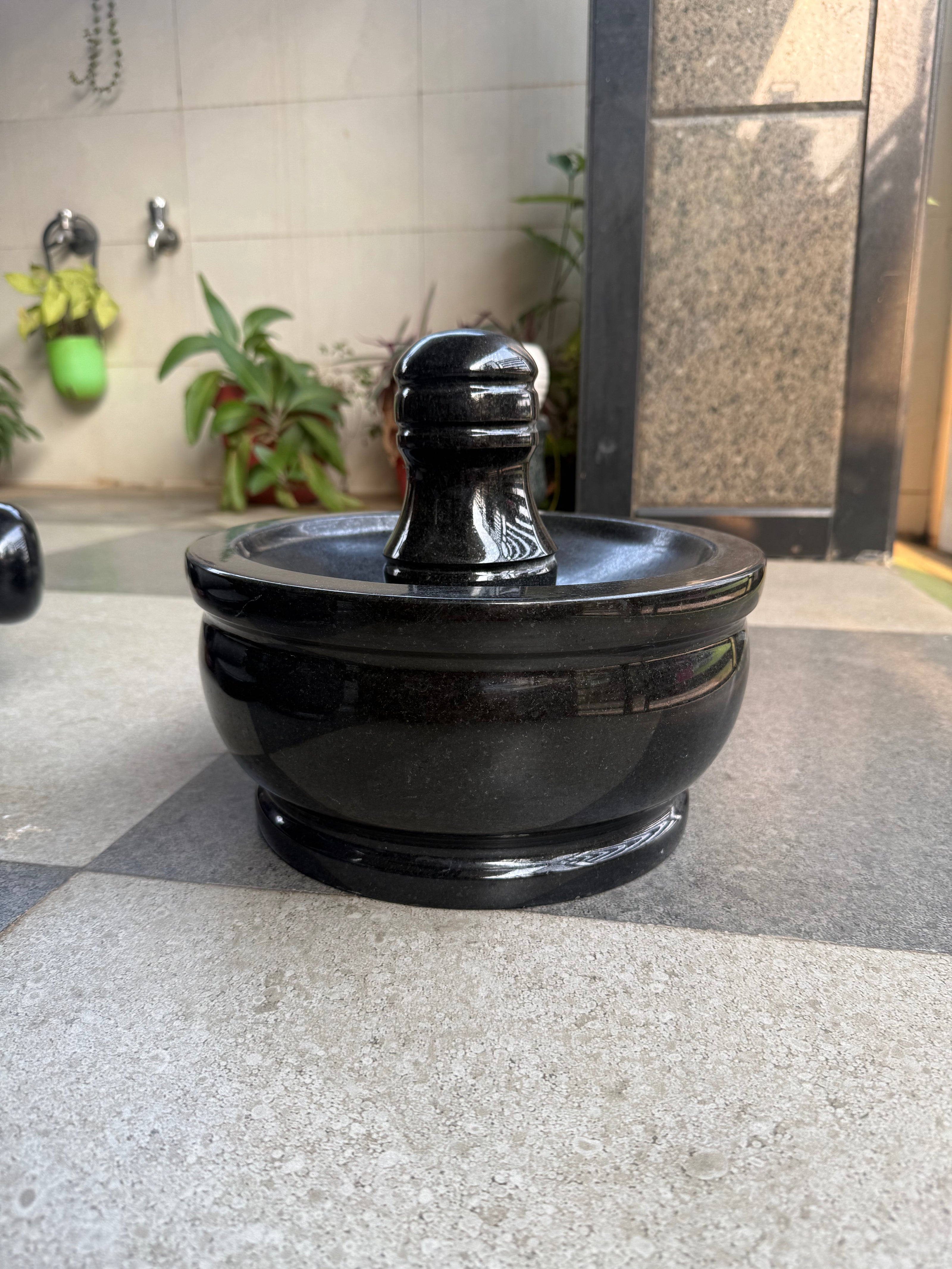 Attu Kal Full Stone Handle (Grinding Stone)