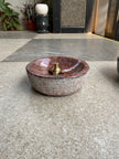 DIYA - 5 inch round rough outside, polished inside
