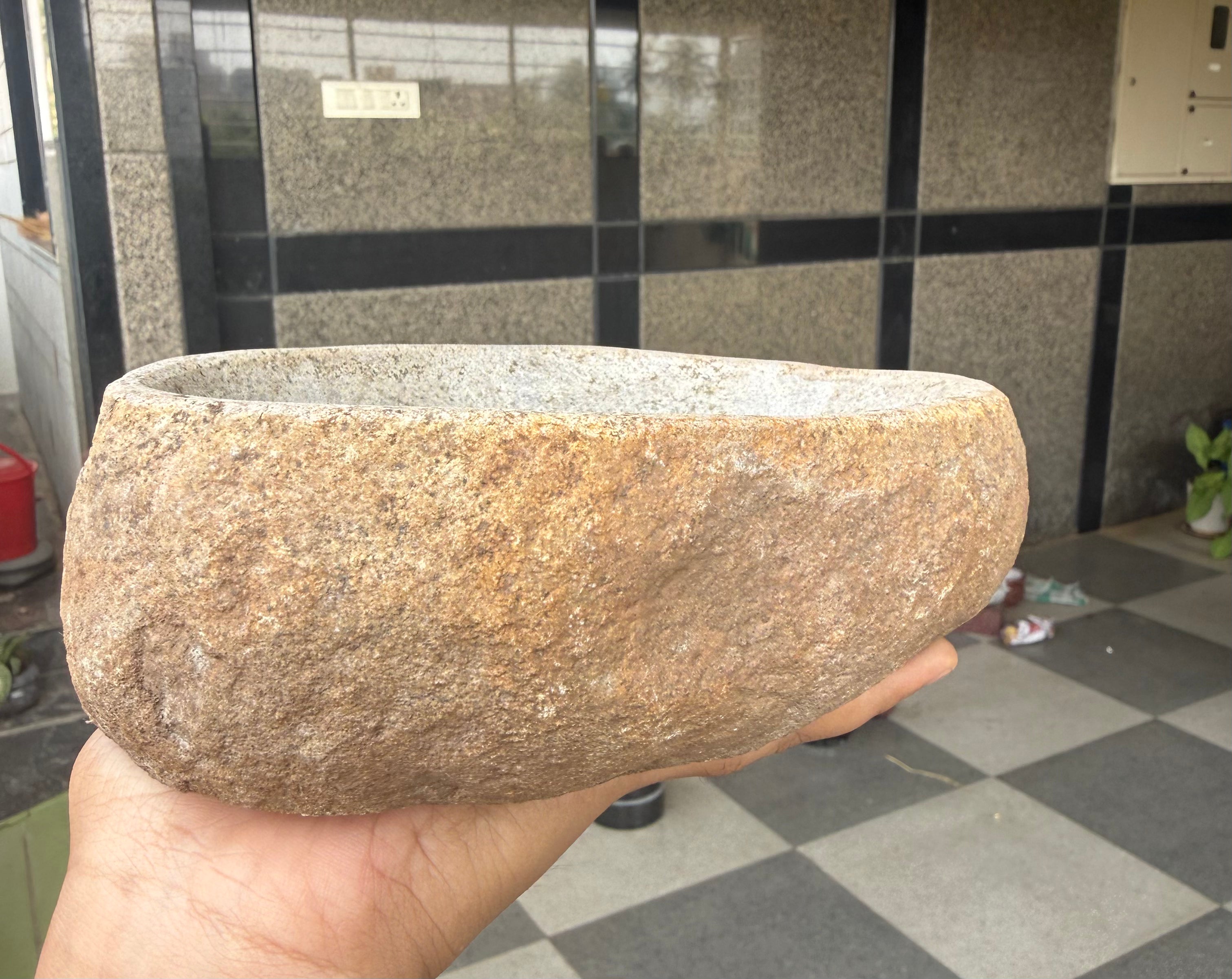 Vastu bowl - River Stone bowl (assorted size)