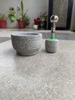 Idikal - compact size with steel handle (Black stone)