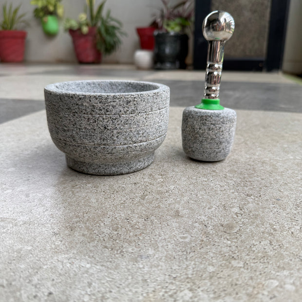 Idikal - compact size with steel handle (Black stone)