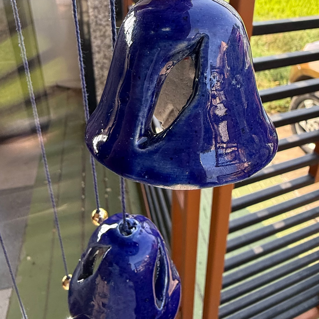 Ceramic hanging bell