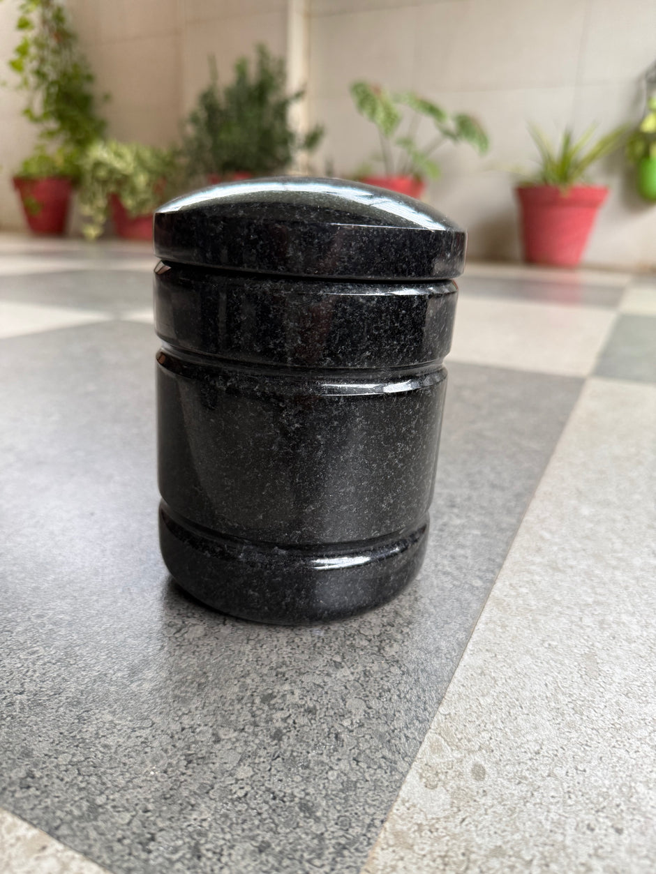 Salt jar (500 g) - Granite