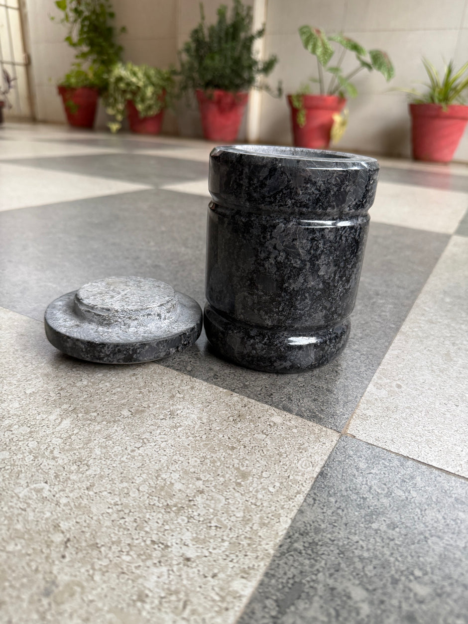 Salt jar (500 g) - Granite