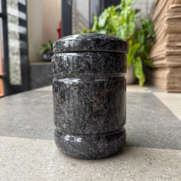 Salt jar (500 g) - Granite
