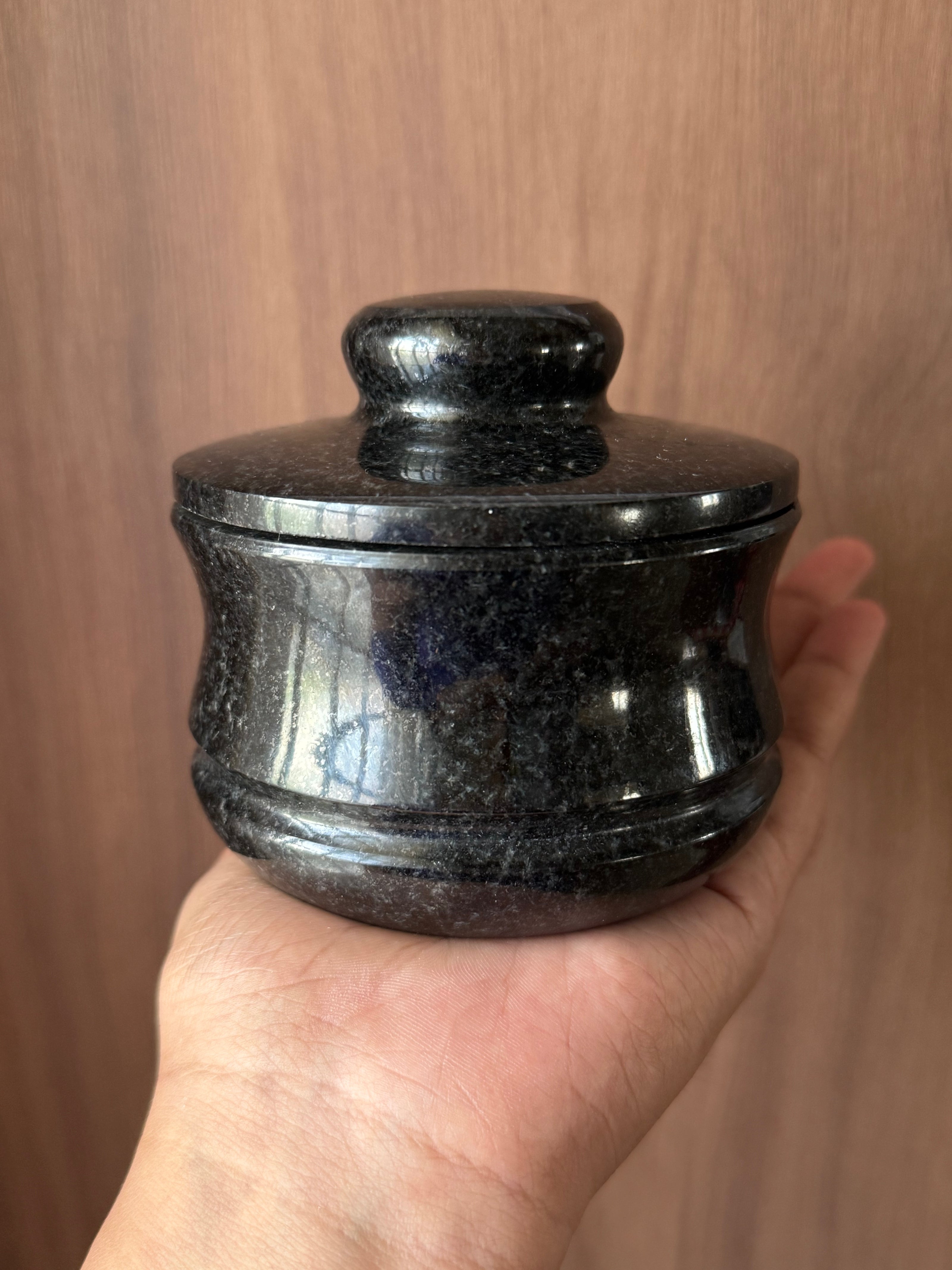 Salt jar with nob - super sizes