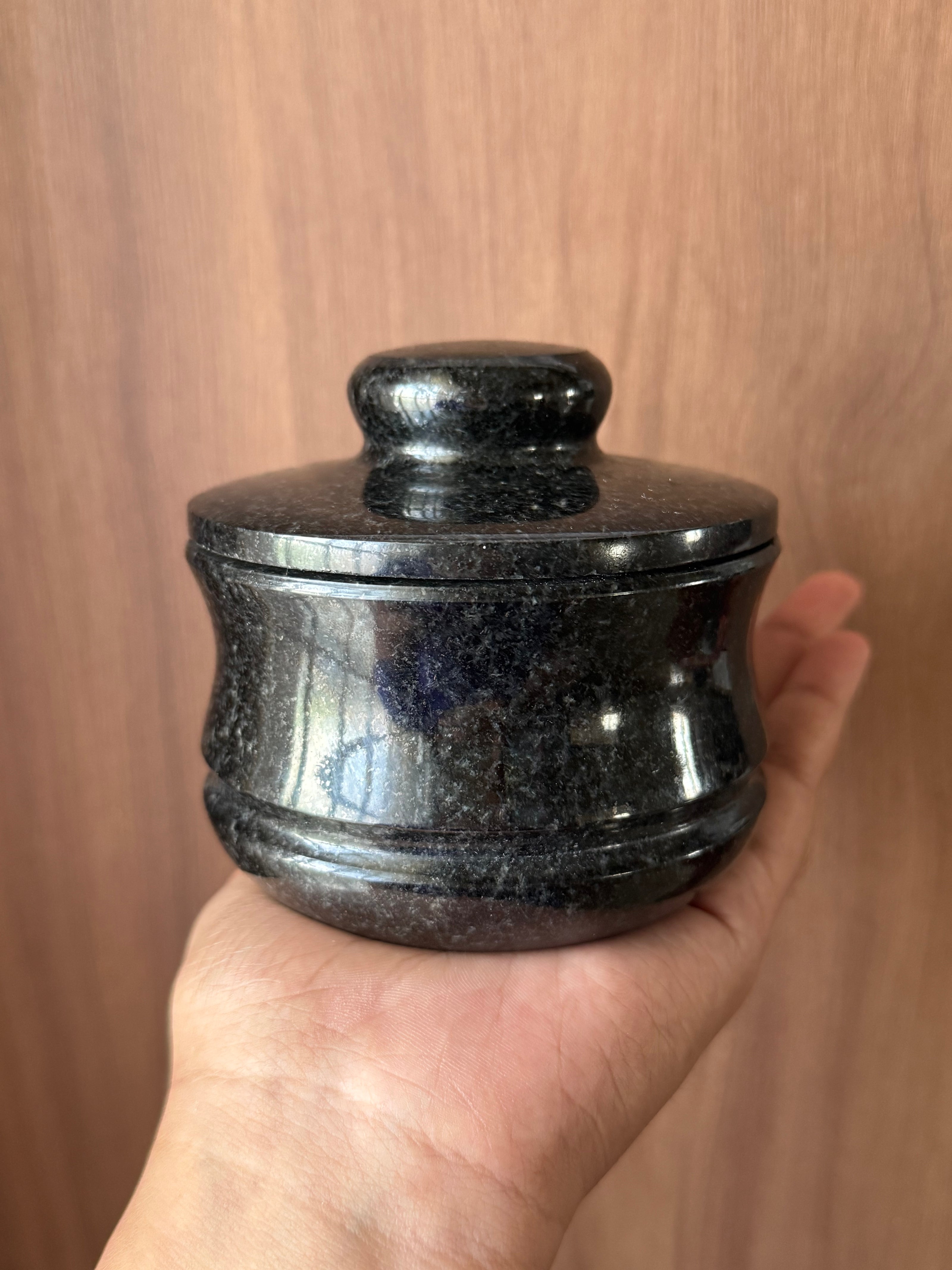 Salt jar with nob - super sizes