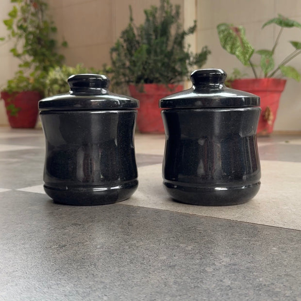 Salt jar with nob - super sizes
