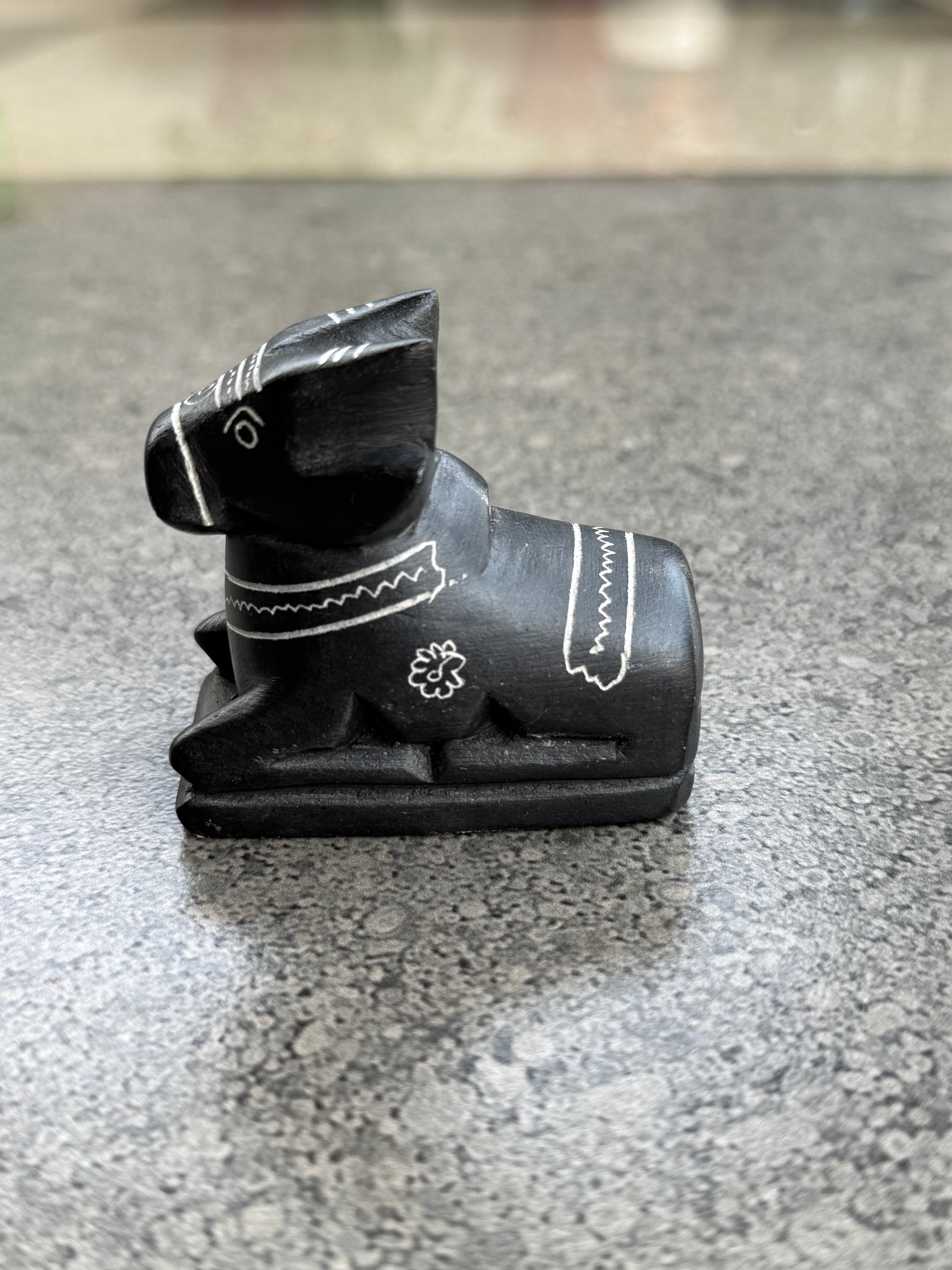 God idol (soap stone) - Nandhi