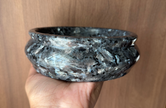 Vastu bowl - Blue Pearl (Shining rare granite)