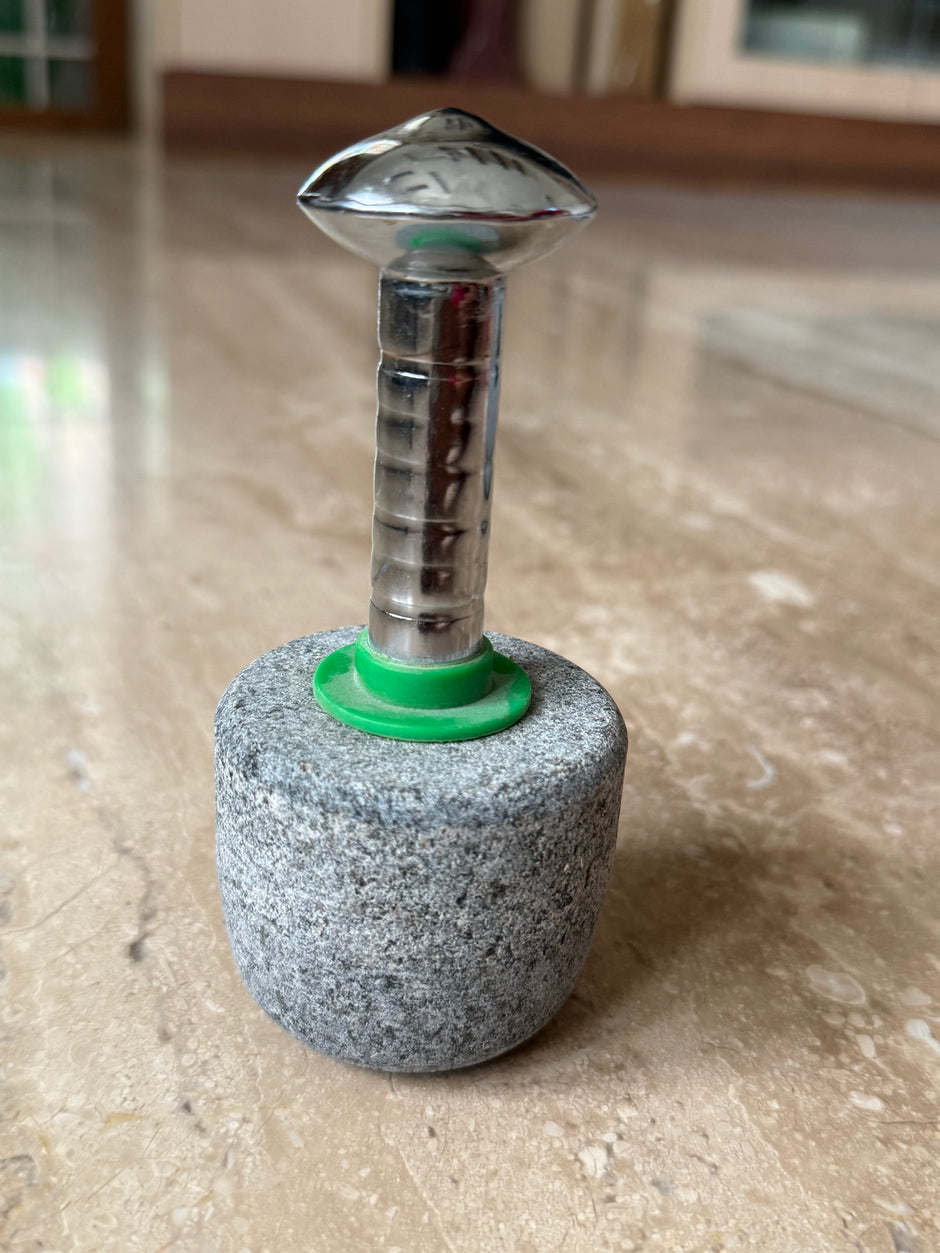 Idikal with 3 handles (Unpolished) - Granite