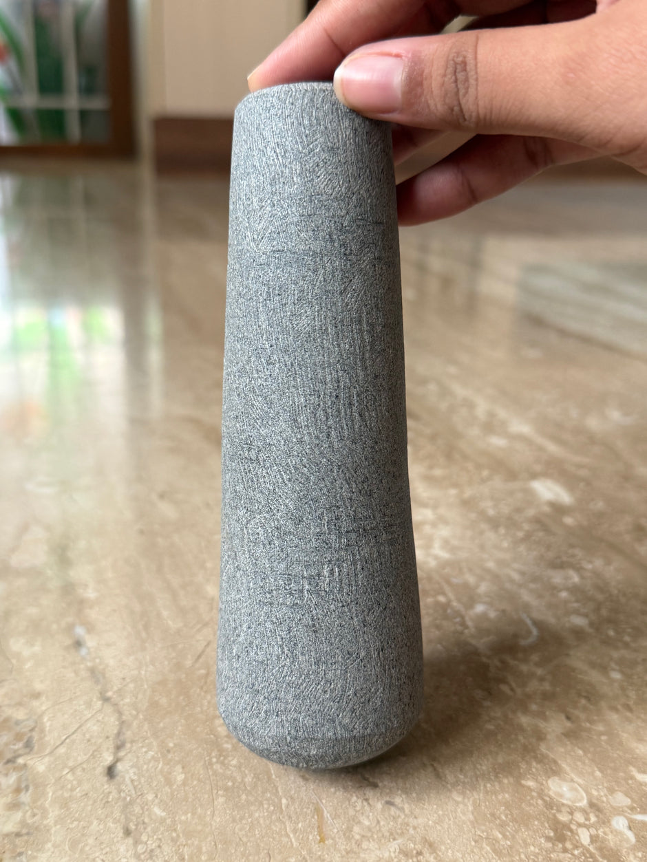 Idikal with 3 handles (Unpolished) - Granite
